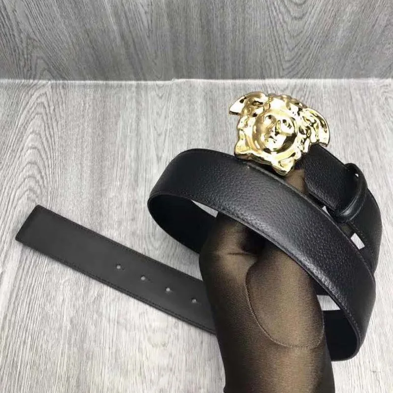 Versace Palazzo Belt with Medusa Buckle for Men Versace Palazzo Belt with Medusa Buckle for Men