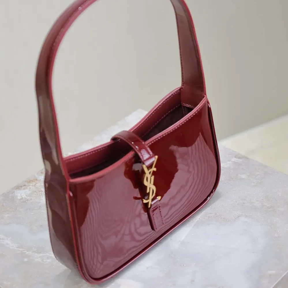 Saint Laurent YSL Mini Le 5 à 7 in Patent Leather for Women Saint Laurent YSL Mini Le 5 à 7 in Patent Leather for Women