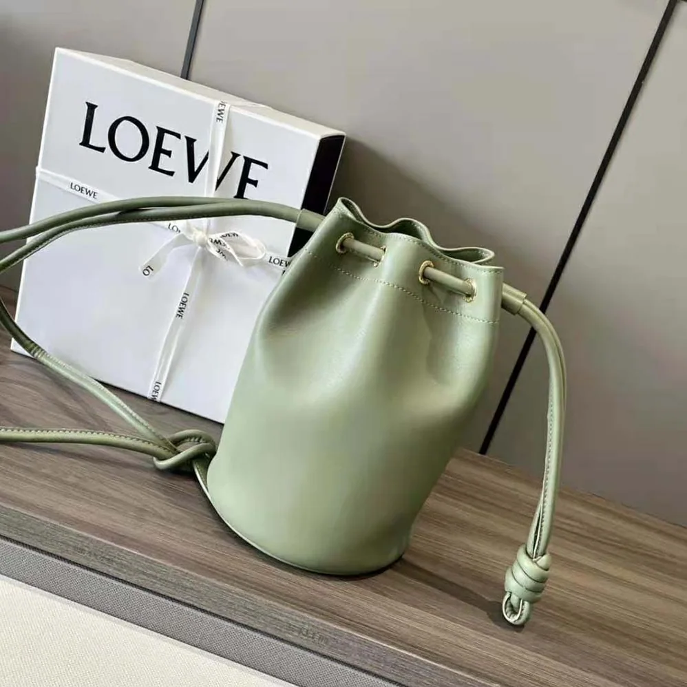 Loewe Small Sailor Bag in Nappa Calf for Women in Lime Loewe Small Sailor Bag in Nappa Calf for Women in Lime