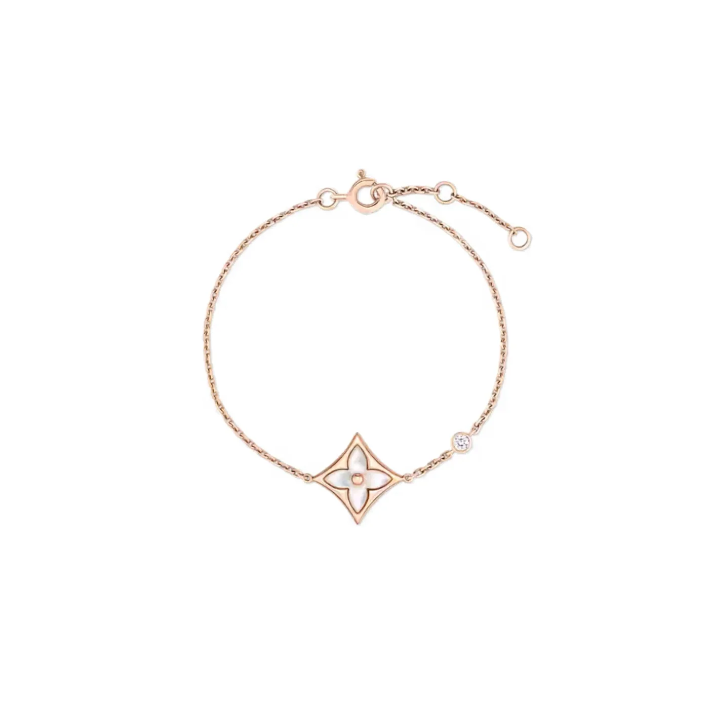 Louis Vuitton Color Blossom BB Star Bracelet Pink in Toned Louis Vuitton Color Blossom BB Star Bracelet Pink in Toned
