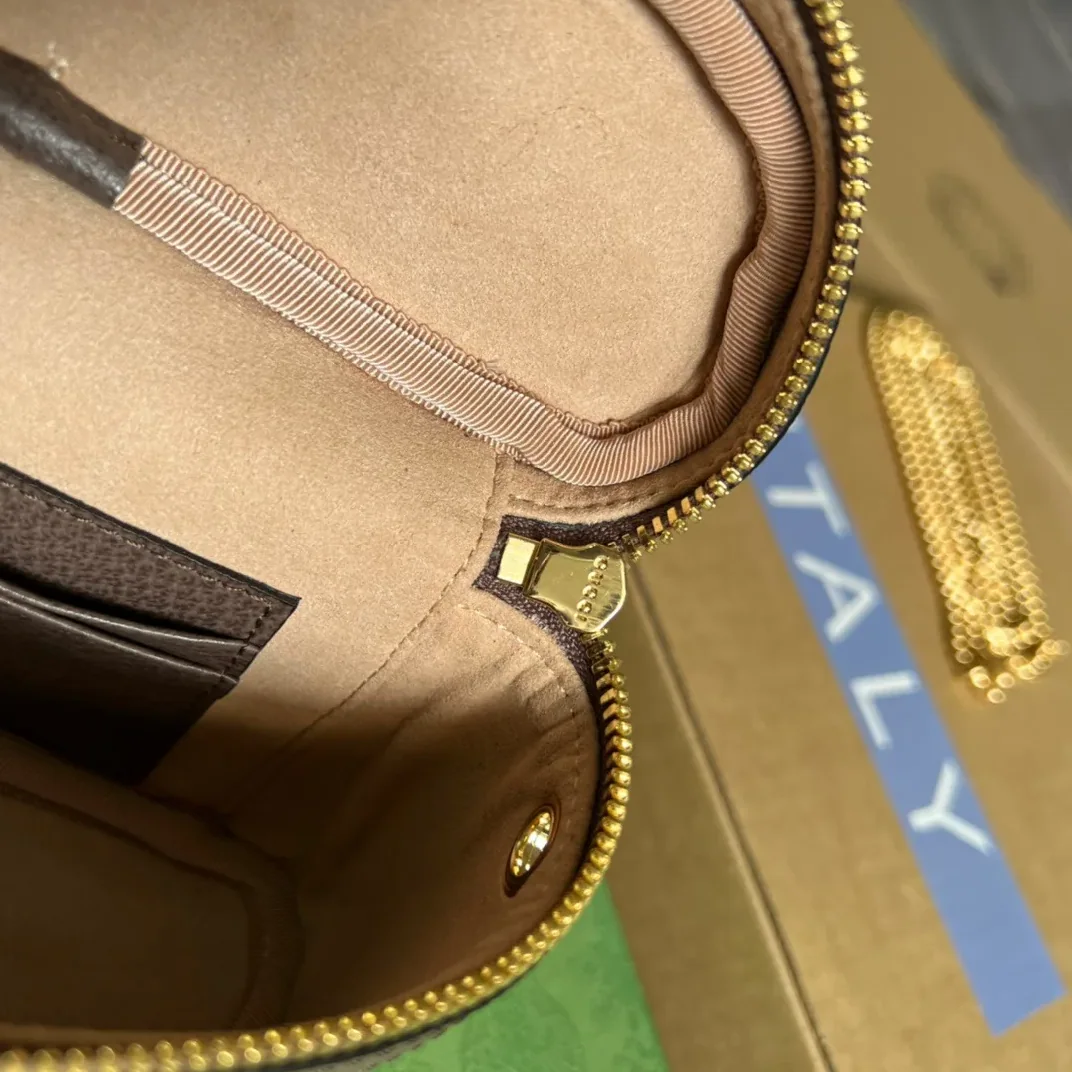 Gucci Ophidia Belt Bag With Web Beige/Ebony Soft GG Supreme Canvas /
