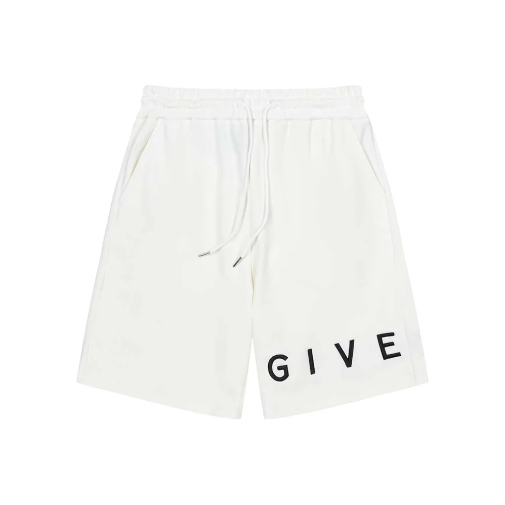 Givenchy Archetype Bermuda Shorts in Fleece for Men in White Givenchy Archetype Bermuda Shorts in Fleece for Men in White