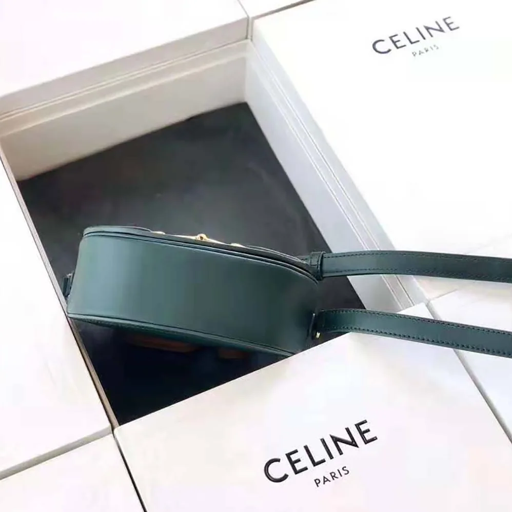 Celine Small Crecy Bag in Satinated Calfskin for Women in Green Celine Small Crecy Bag in Satinated Calfskin for Women in Green