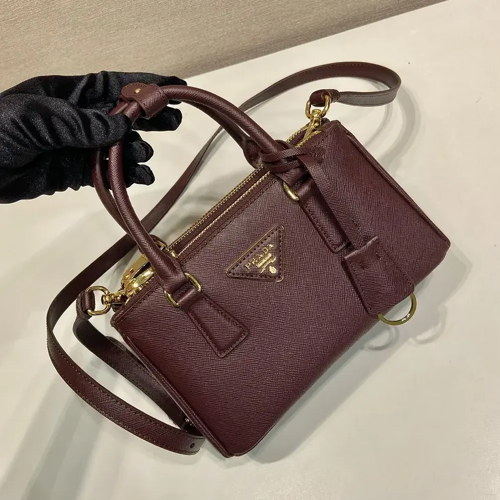Prada Galleria Mini Saffiano Leather Bag for Women