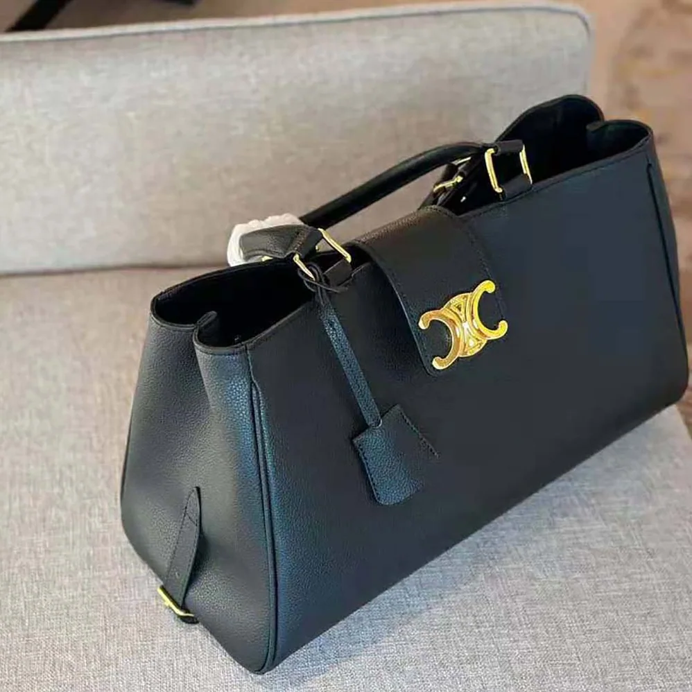Celine Medium Appoline Bag in Supple Calfskin for Women in Black