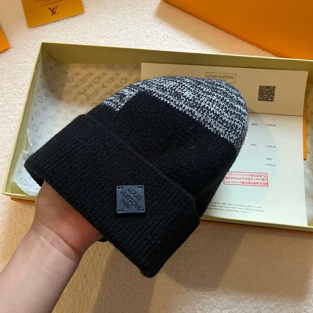 Louis Vuitton Neo Petit Damier Beanie Black Louis Vuitton Neo Petit Damier Beanie Black