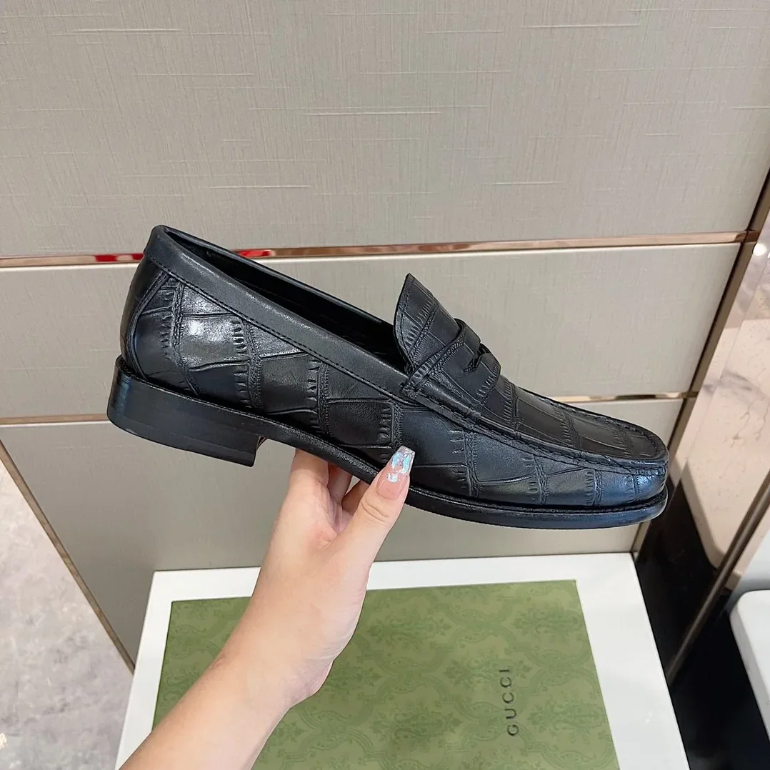 Gucci Horsebit Crocodile Loafer Black 0GQ00 Gucci Horsebit Crocodile Loafer Black 0GQ00