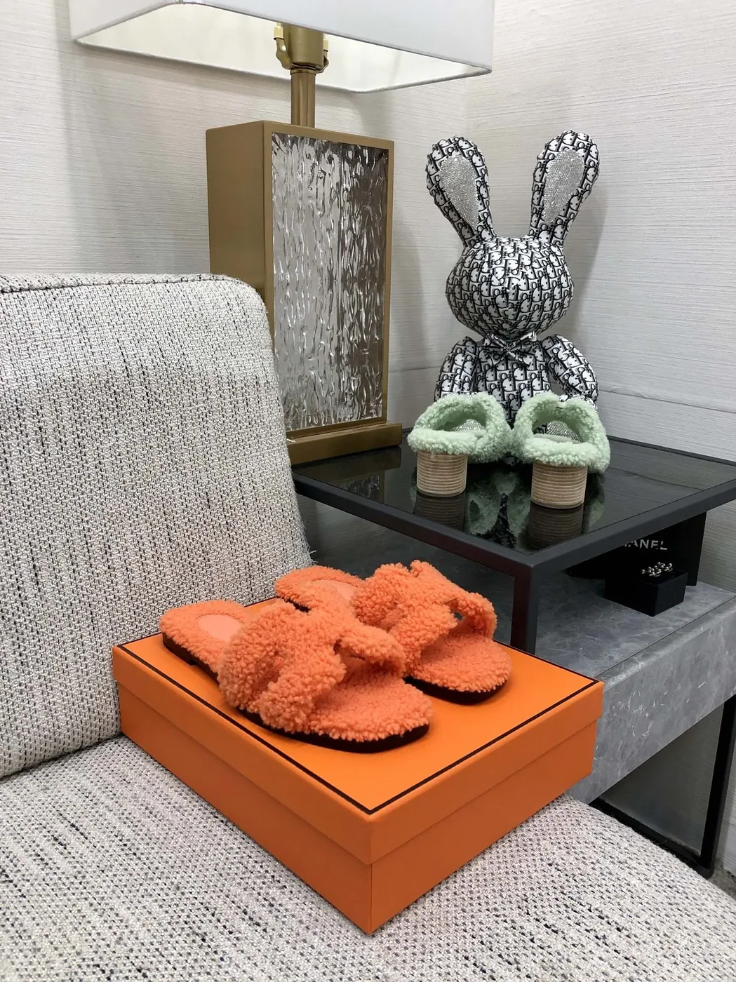 Hermes Oran Sandal Orange Hermes Oran Sandal Orange
