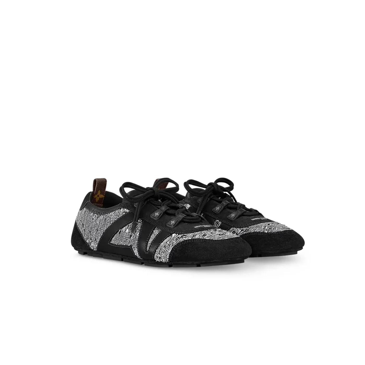 Louis Vuitton LV Sneakerina Black/Silver 1AHND2 Louis Vuitton LV Sneakerina Black/Silver 1AHND2