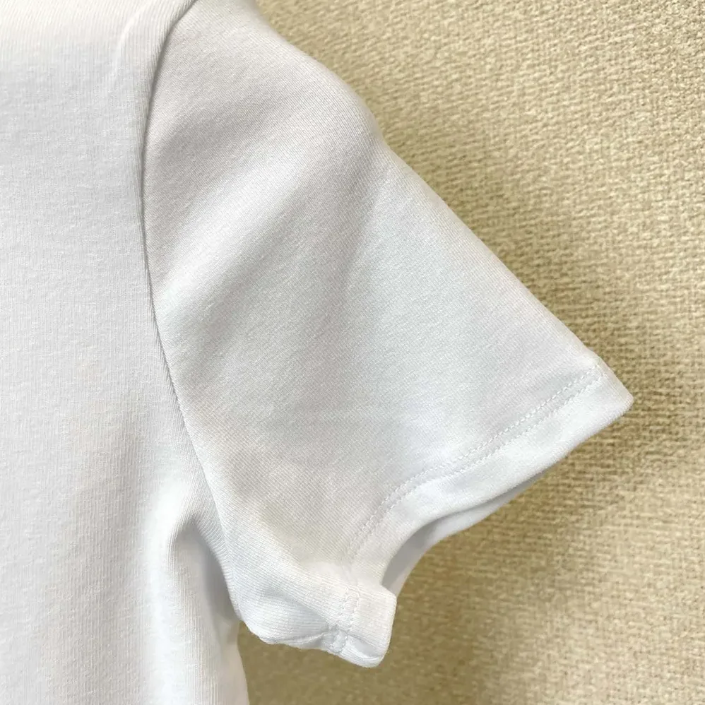 Celine T-Shirt in Ribbed Cotton Jersey for Women