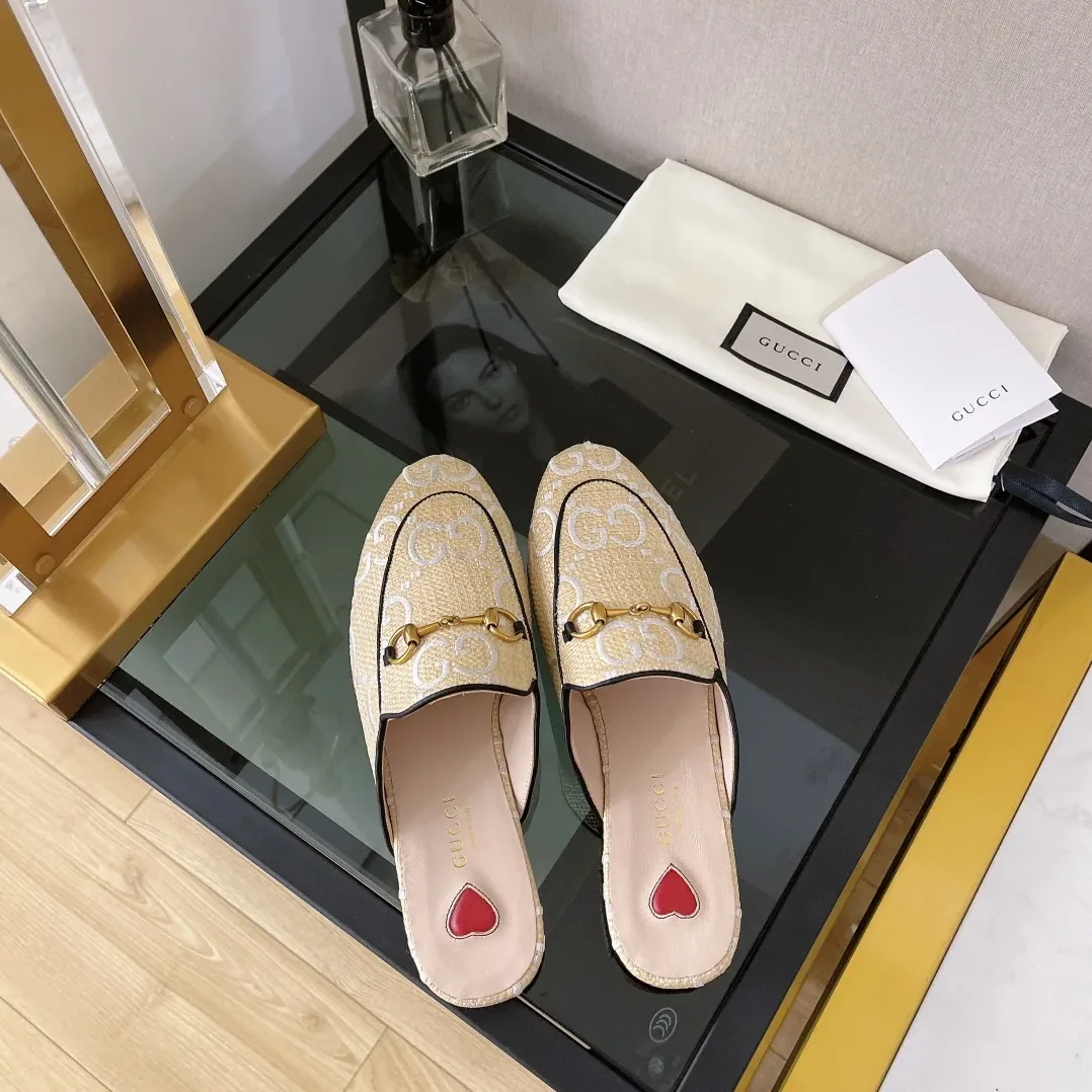 Gucci GG Princetown Slipper Beige for Women Gucci GG Princetown Slipper Beige for Women