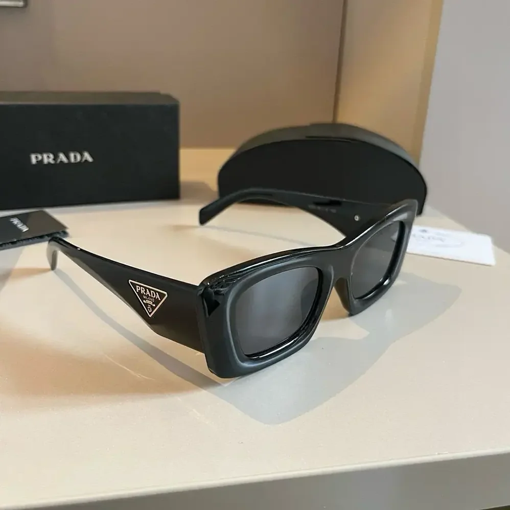 Prada Sunglasses with Triangle Logo for Unisex Prada Sunglasses with Triangle Logo for Unisex