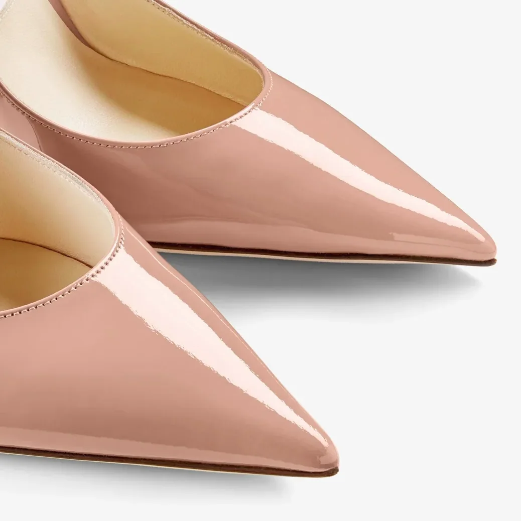 Jimmy Choo Bing 100 Mules Ballet Pink BING100PAT Jimmy Choo Bing 100 Mules Ballet Pink BING100PAT