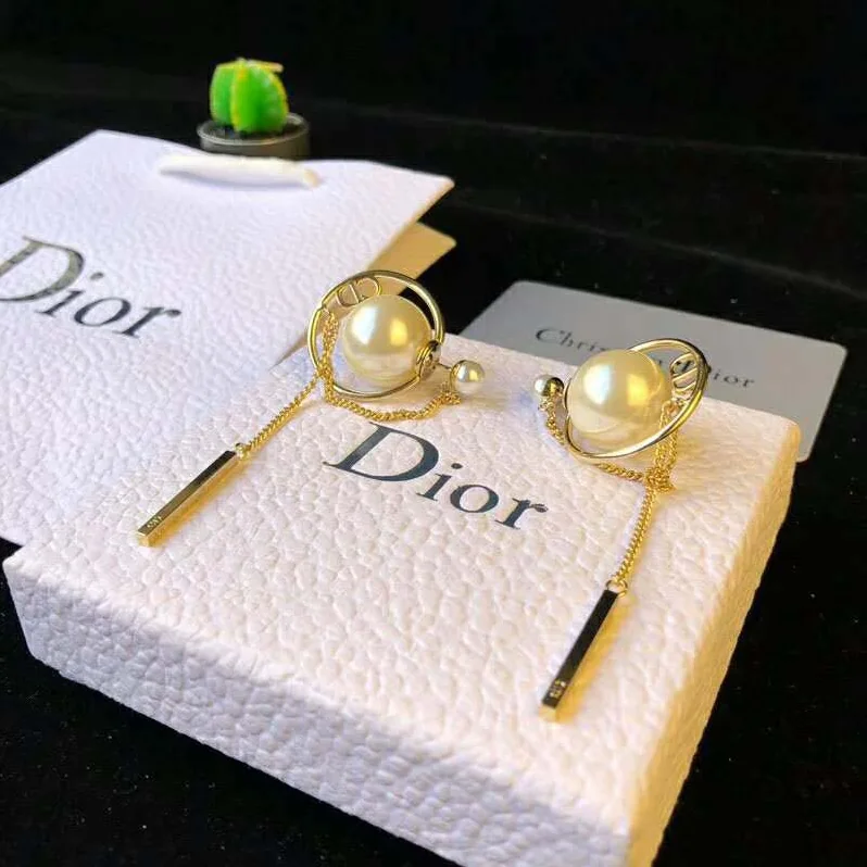 Dior Dior Tribales Earrings for Women in White