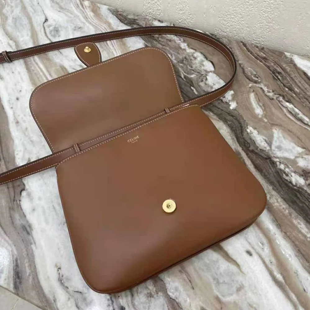 Celine Medium Tabou in Smooth Calfskin for Women in Brown