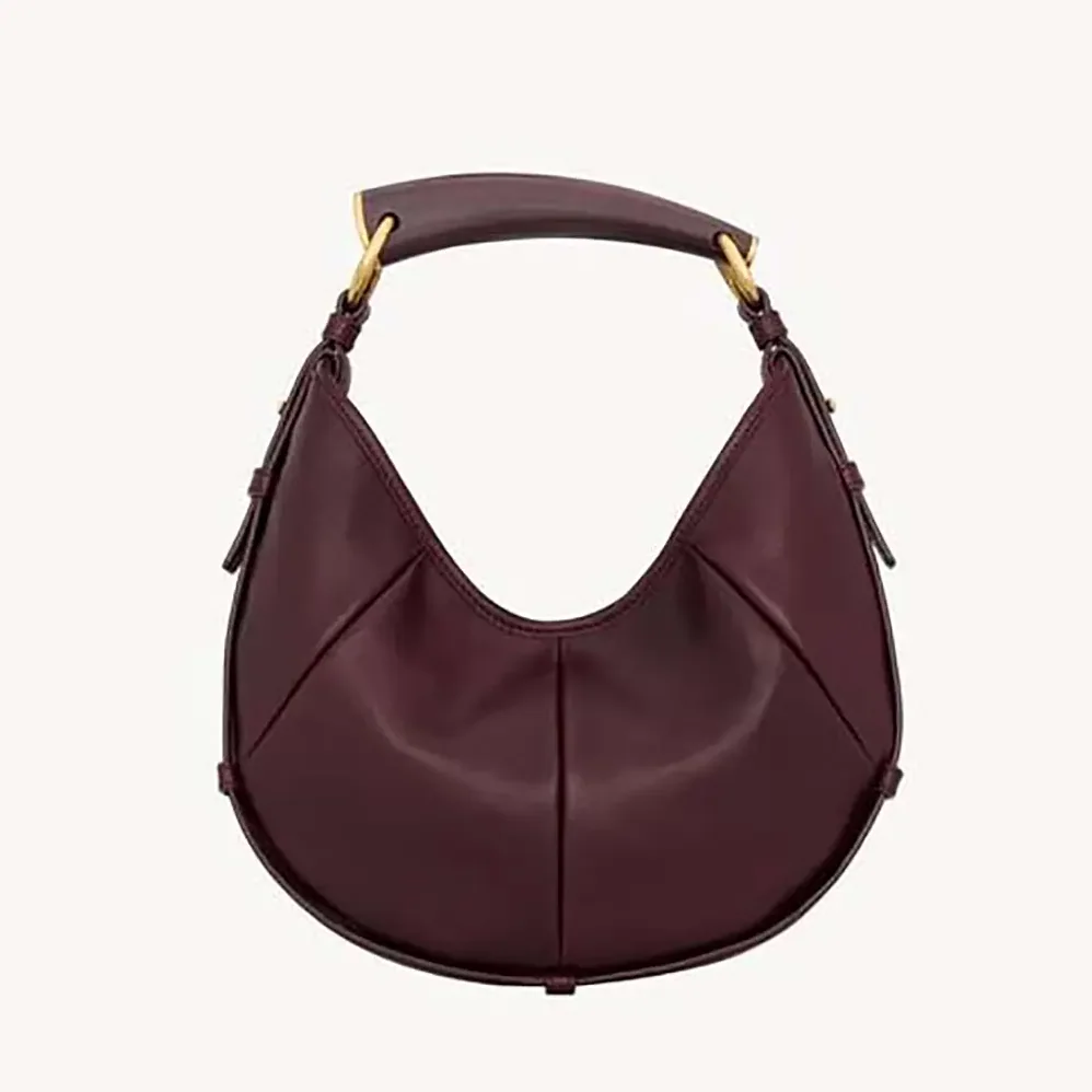 Saint Laurent YSL Mombasa Small In Leather for Women in Rouge Cabernet Saint Laurent YSL Mombasa Small In Leather for Women in Rouge Cabernet