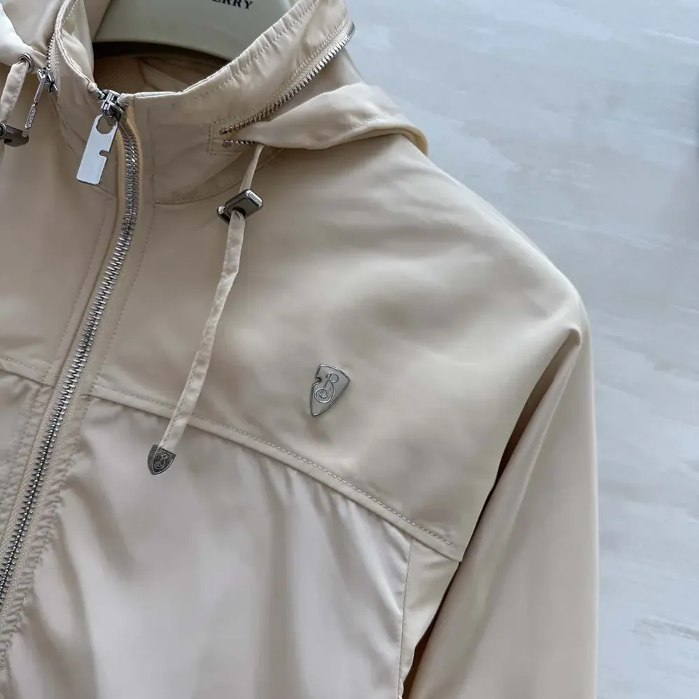 Burberry Nylon Cotton Jacket for Men in Pink