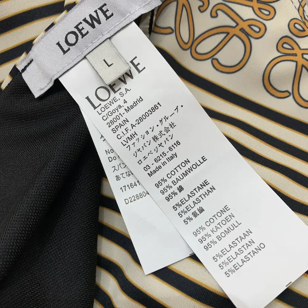 Loewe Bikini Top for Women in Bottoms in Technical Jersey