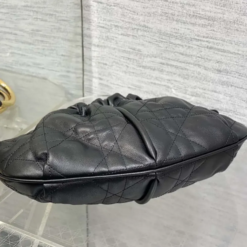 Dior Walk in Dior Purse Black Macrocannage Calfskin for Women Dior Walk in Dior Purse Black Macrocannage Calfskin for Women
