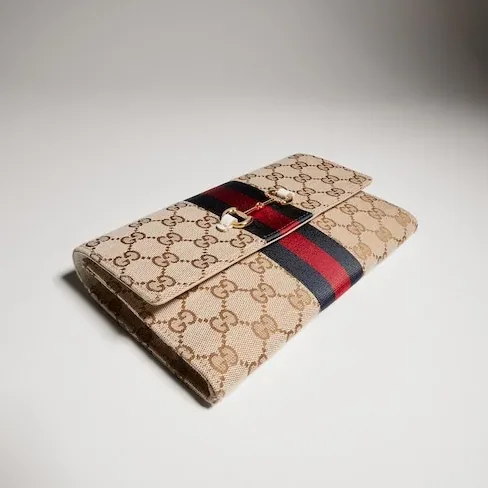 Gucci Horsebit Web Wallet With Strap Shoulder Bag / Sand/ Dark Brown Gold Hardware A00B8I FAF1B 9664 Gucci Horsebit Web Wallet With Strap Shoulder Bag / Sand/ Dark Brown Gold Hardware A00B8I FAF1B 9664