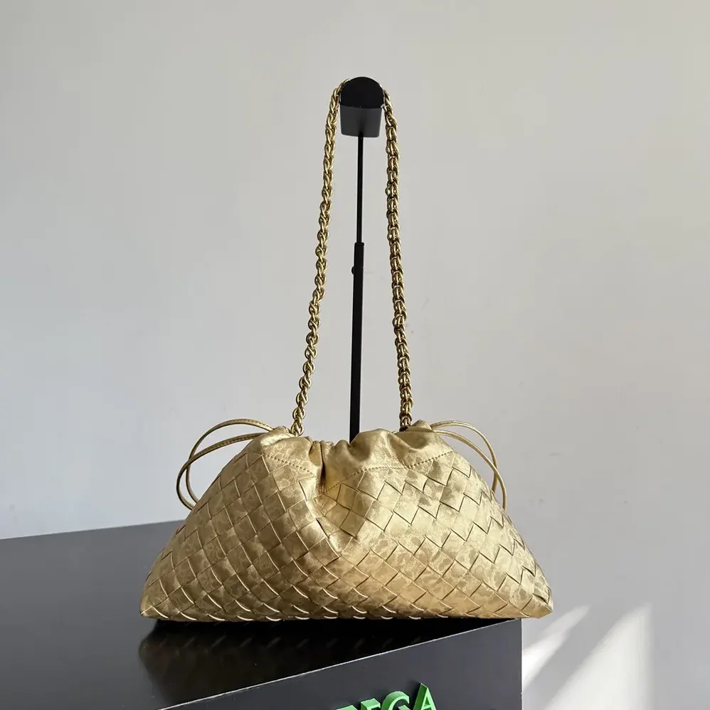 Bottega Veneta Dustbag Notte for Women in Gold