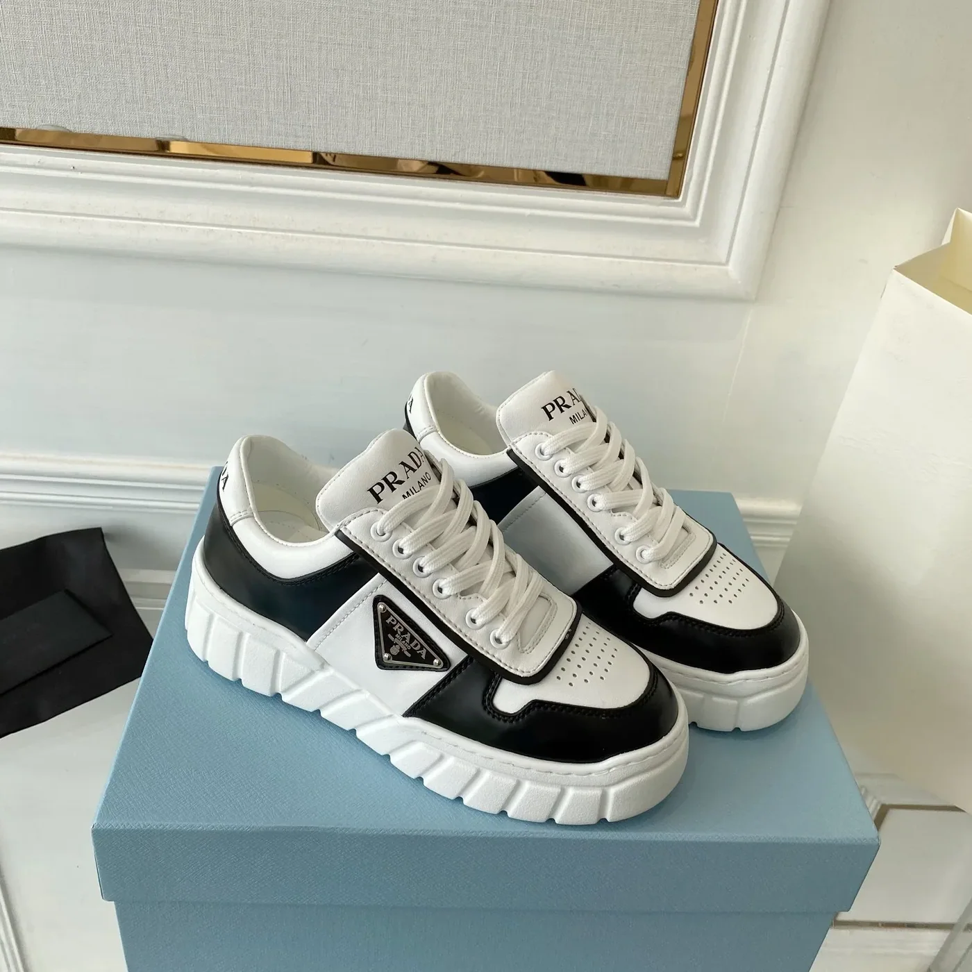 Prada Gabardine Sneakers Black for Women Prada Gabardine Sneakers Black for Women