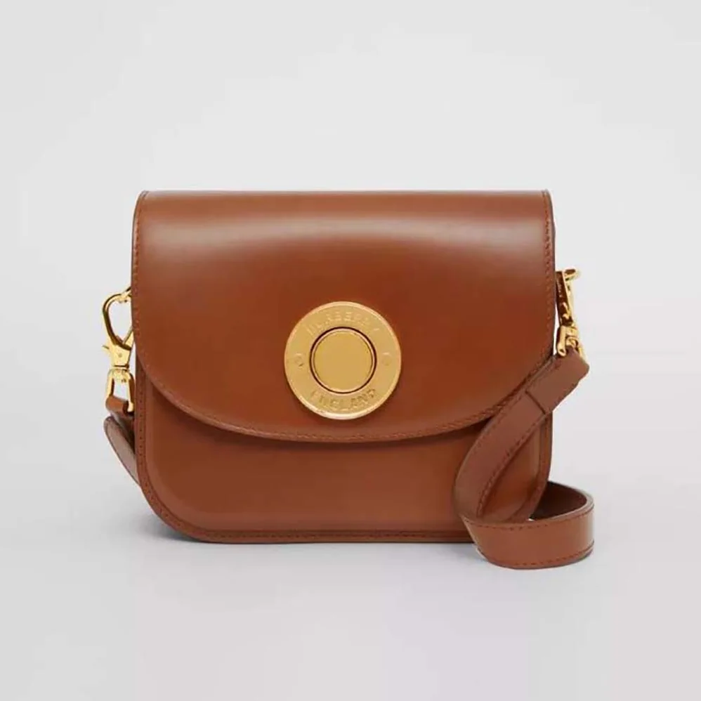 Burberry Leather Small Elizabeth Bag for Women in Brown