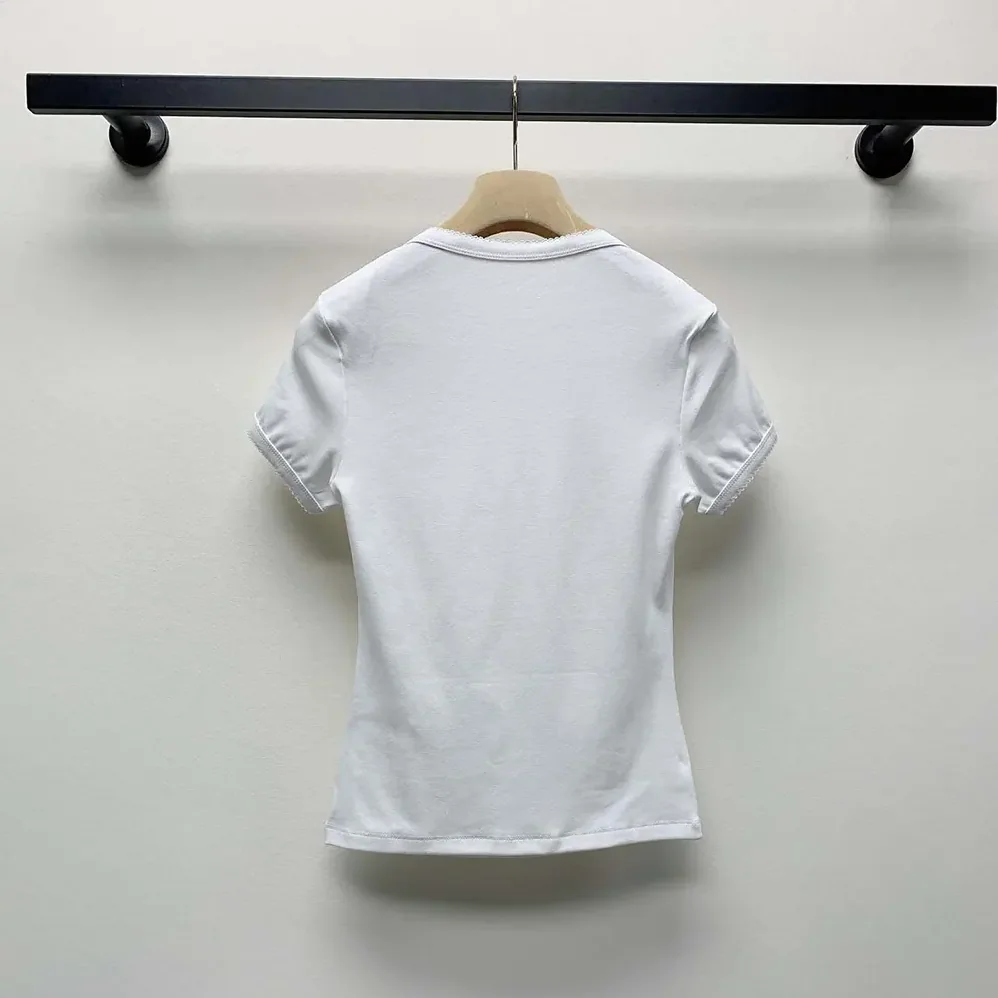 Miu Miu Petit Bateau X Miu Miu Stretch Jersey Regular T for Women in shirt Miu Miu Petit Bateau X Miu Miu Stretch Jersey Regular T for Women in shirt