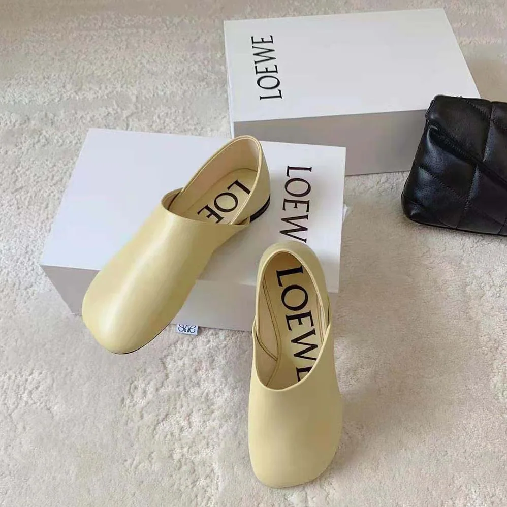 Loewe Toy Slipper in Goatskin for Women in Yellow Loewe Toy Slipper in Goatskin for Women in Yellow