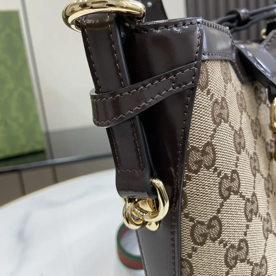 Gucci Original GG Small Bucket Bag Beige / Gucci Original GG Small Bucket Bag Beige /
