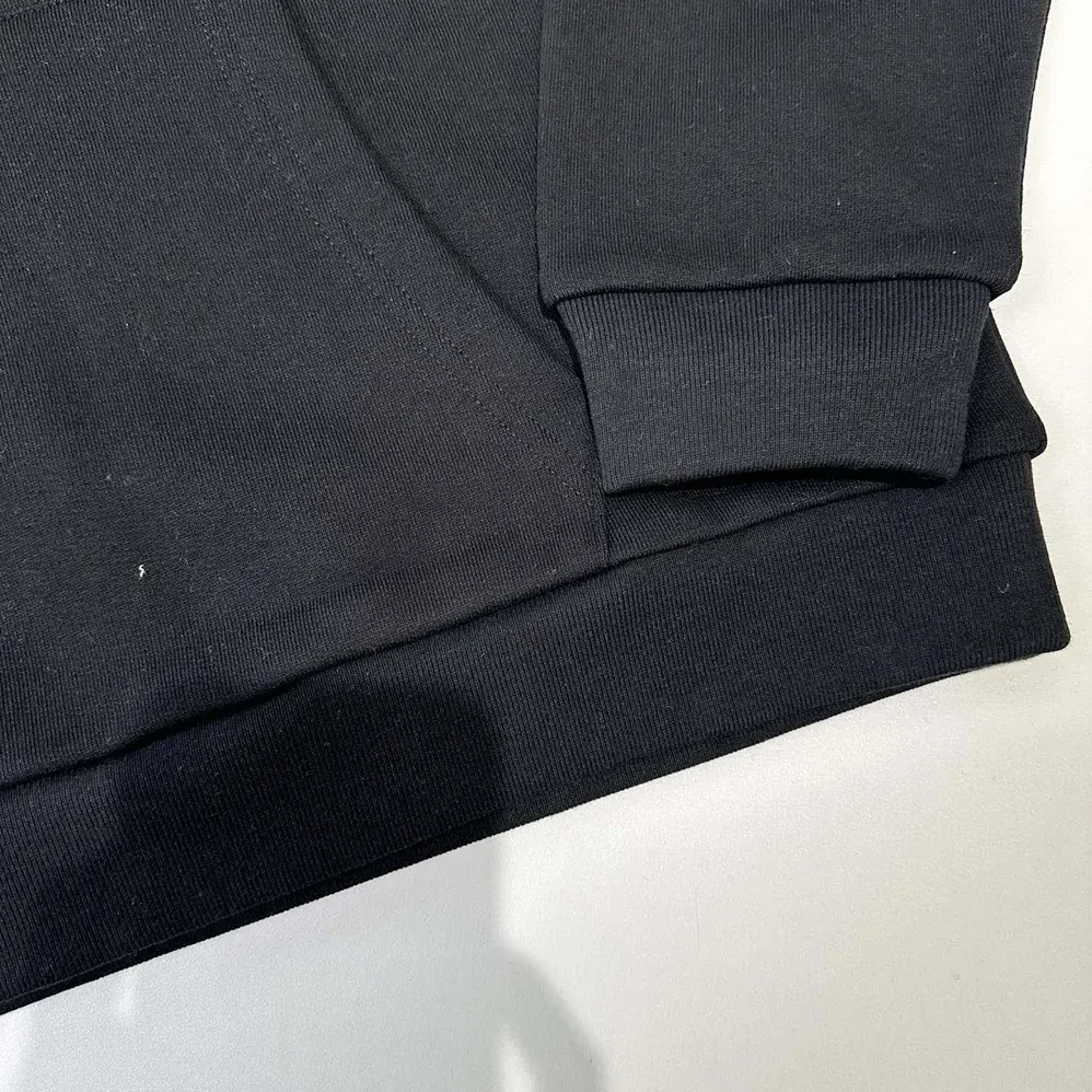 Celine Troubadour Loose Hoodie in Cotton Fleece for Women in Black Celine Troubadour Loose Hoodie in Cotton Fleece for Women in Black