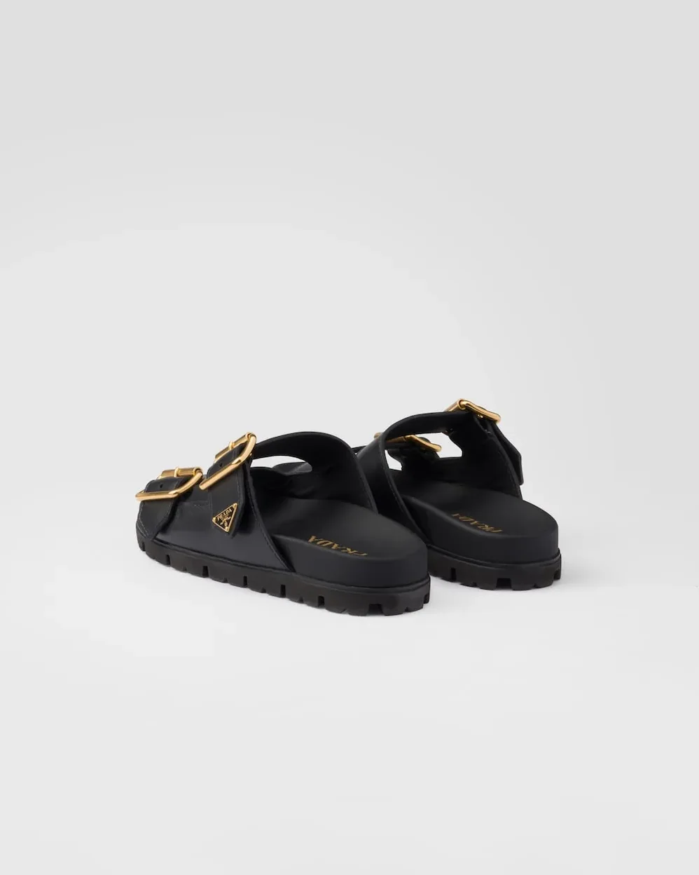 Prada Strap Slides Black 1XX692_3LEM_F0002_F_020