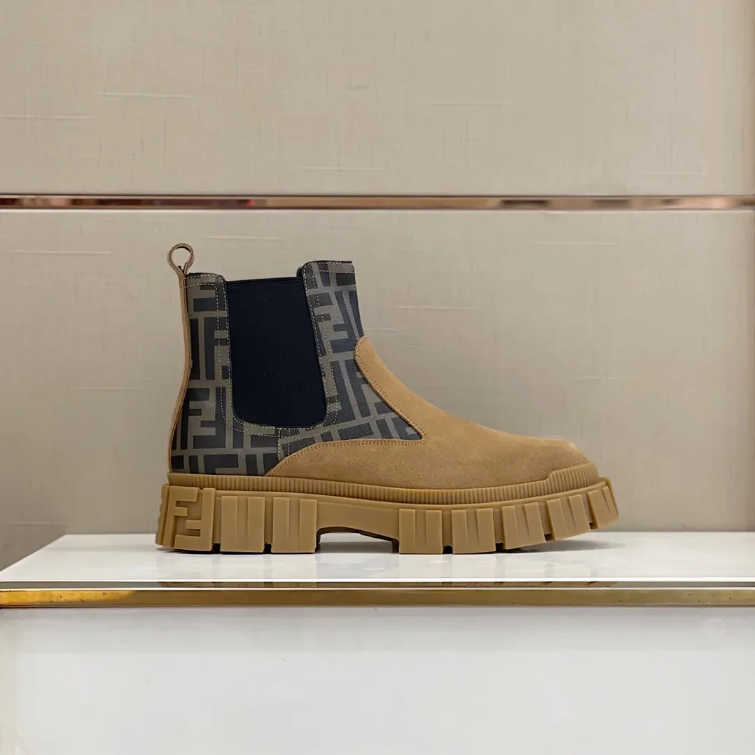 Fendi Chelsea Boots Brown Fendi Chelsea Boots Brown