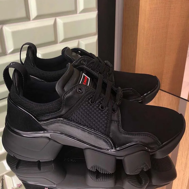 Givenchy Shoes Jaw Low Sneakers in Neoprene and Leather for Unisex in Black Givenchy Shoes Jaw Low Sneakers in Neoprene and Leather for Unisex in Black