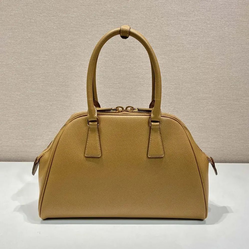 Prada Medium Saffiano Leather Bag for Women in Brown