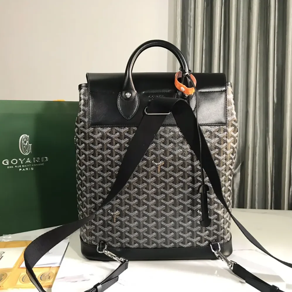 Goyard Alpin MM Backpack for Unisex in Black Goyard Alpin MM Backpack for Unisex in Black