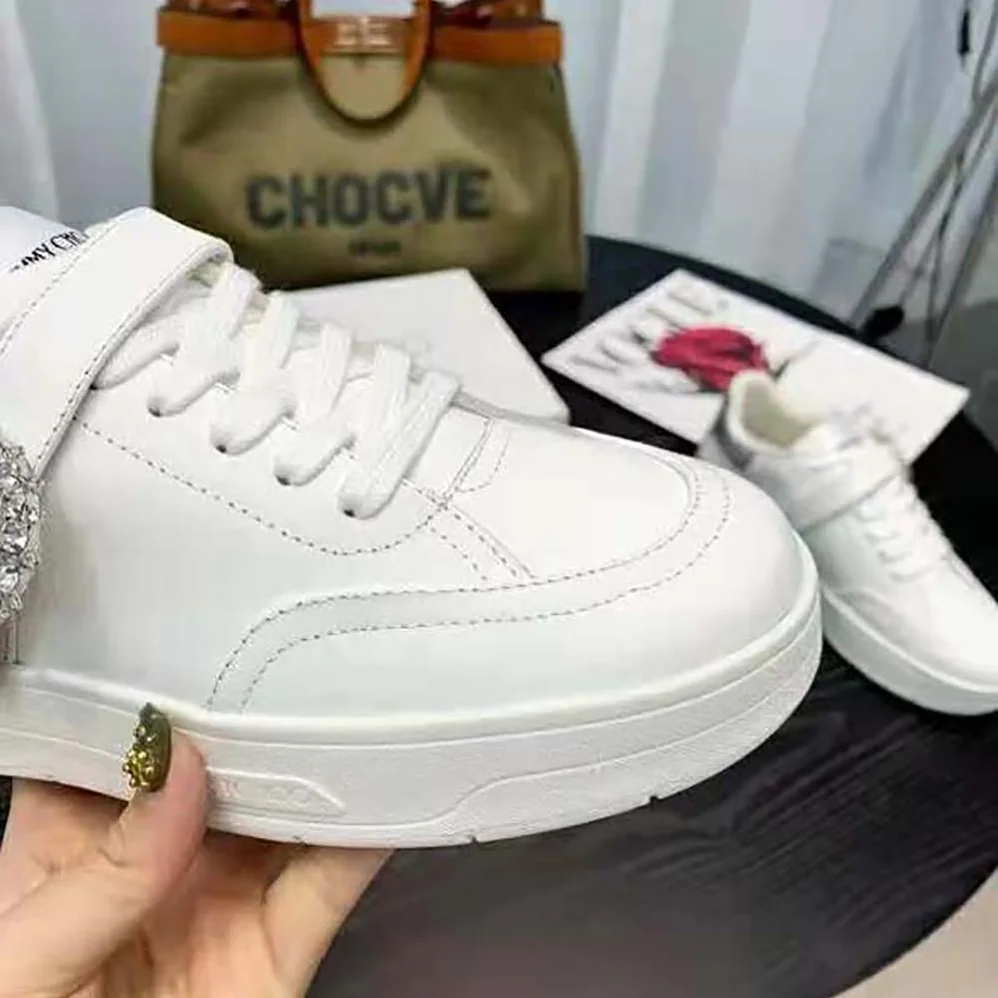 Jimmy Choo Osaka Lace up White Calf Leather and Silver Metallic Nappa Low Top Trainers for Women Jimmy Choo Osaka Lace up White Calf Leather and Silver Metallic Nappa Low Top Trainers for Women