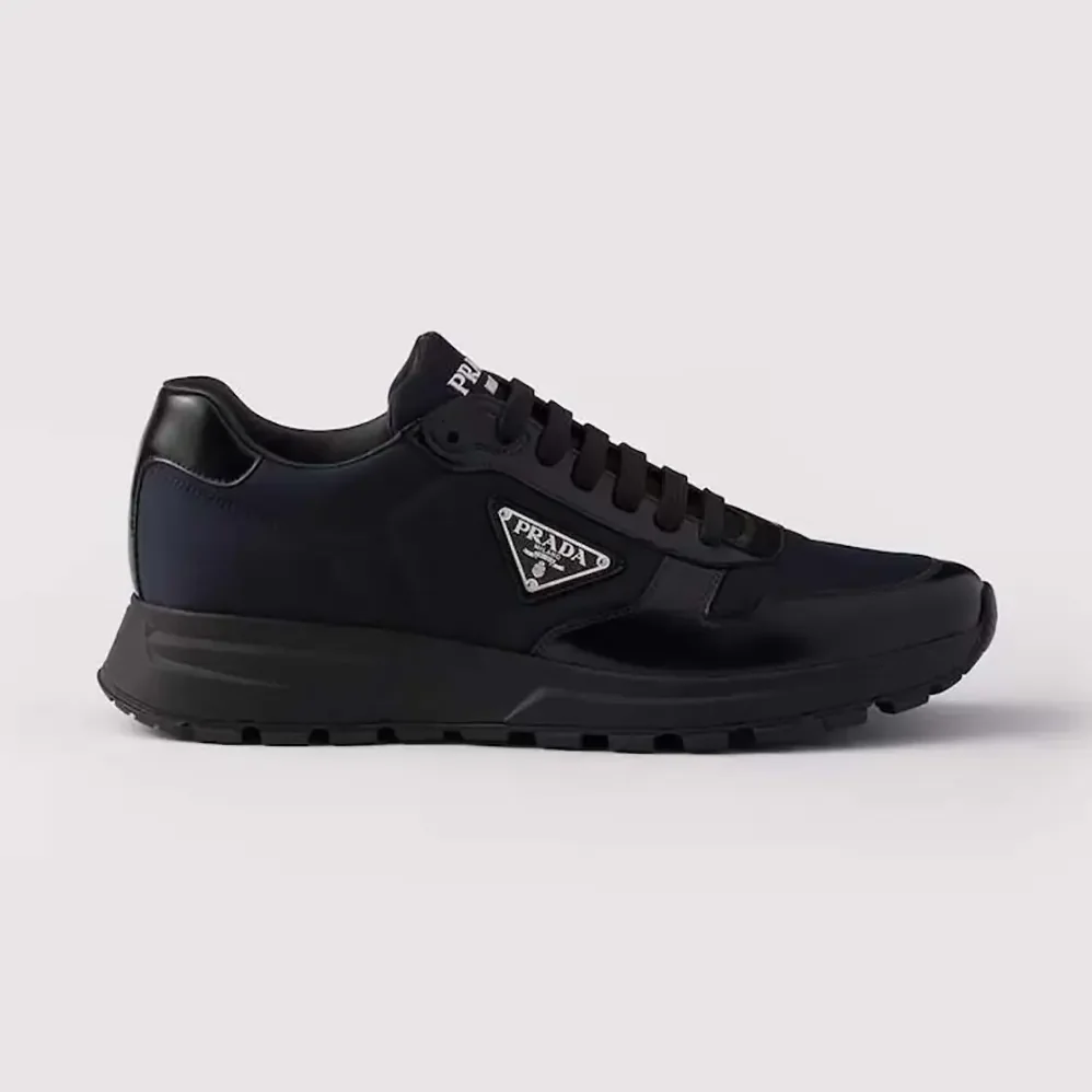 Prada Prax 01 Re-Nylon and Brushed Leather Sneakers for Unisex