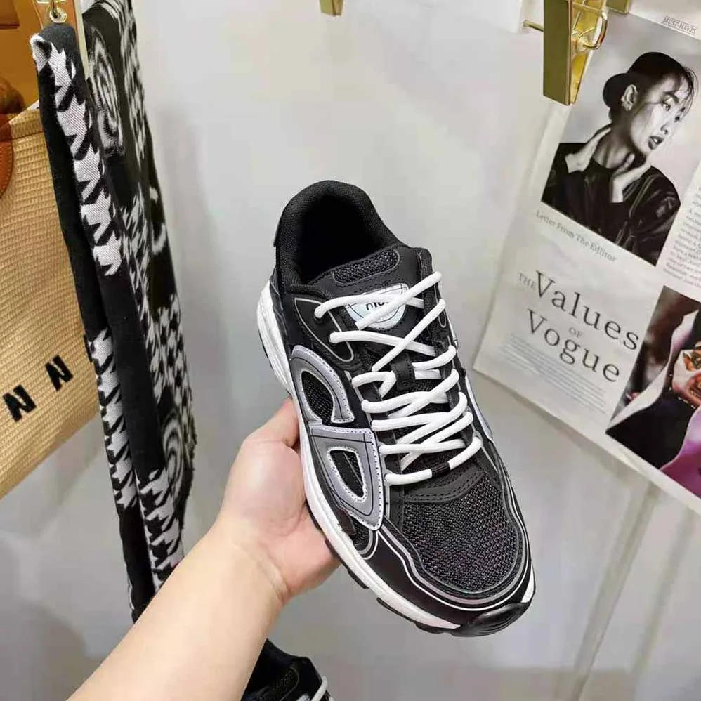 Dior B30 Sneaker Black Mesh and Technical Fabric for Men Dior B30 Sneaker Black Mesh and Technical Fabric for Men