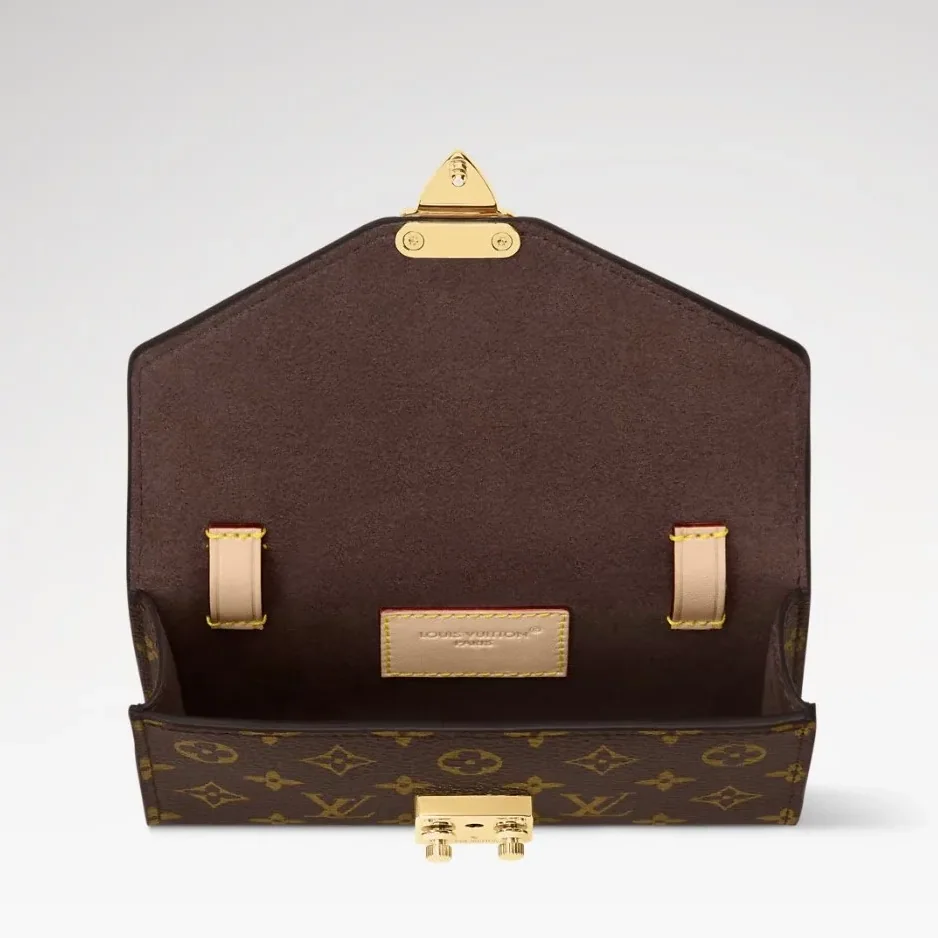 Louis Vuitton Pouch Metis Belt in Brown Monogram Gold Hardware