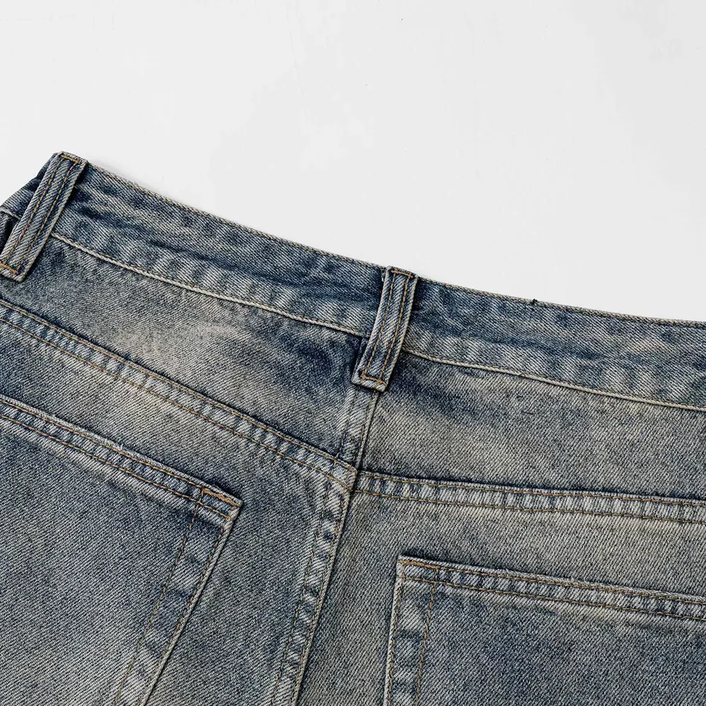 Balenciaga Relaxed Fit Pants in Blue Cotton Denim for Women Balenciaga Relaxed Fit Pants in Blue Cotton Denim for Women
