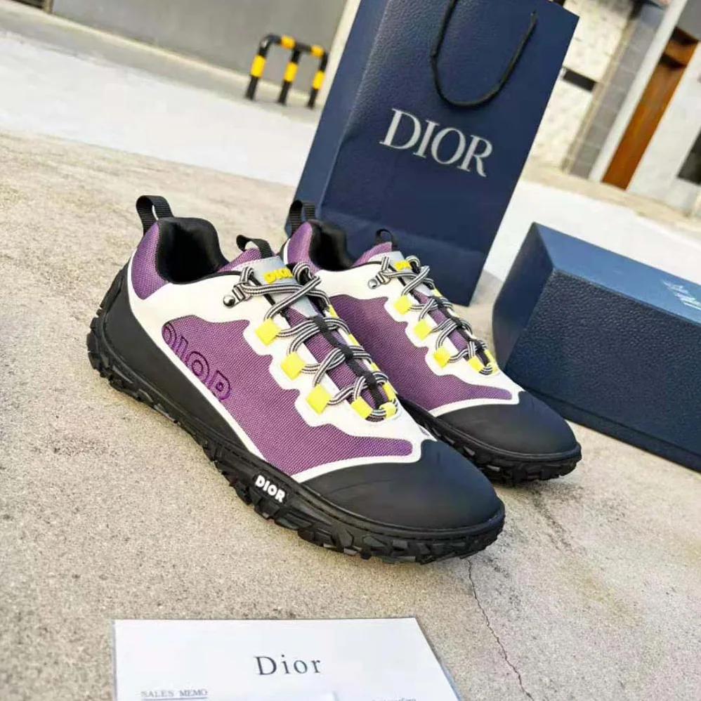Dior Diorizon Hiking Shoe Black Technical Mesh and Rubber for Men