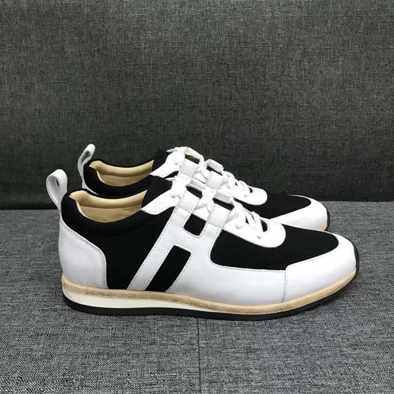 Hermes Partner Sneaker Shoes Black for Men