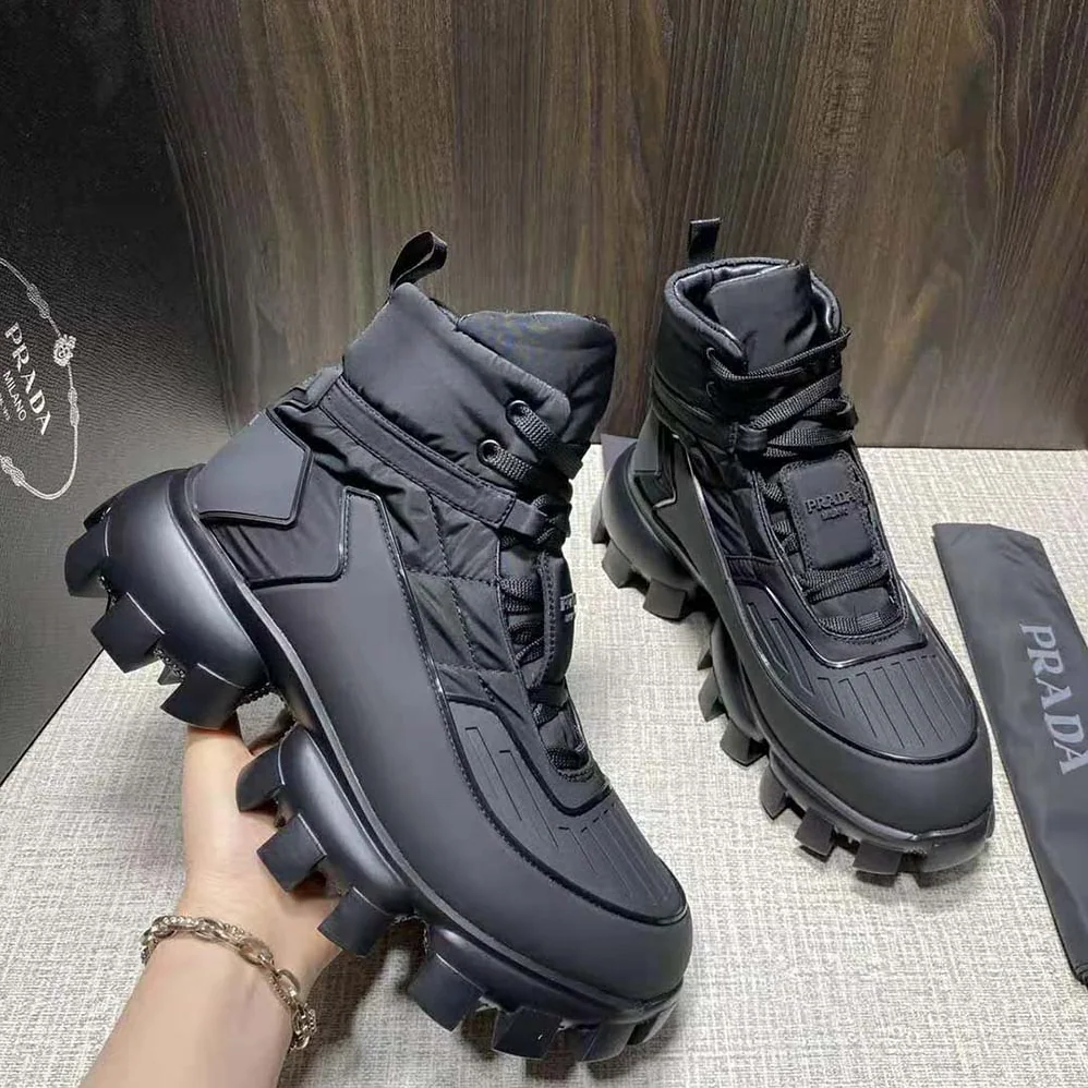 Prada Cloudbust Thunder Sneakers for Women in Black Prada Cloudbust Thunder Sneakers for Women in Black