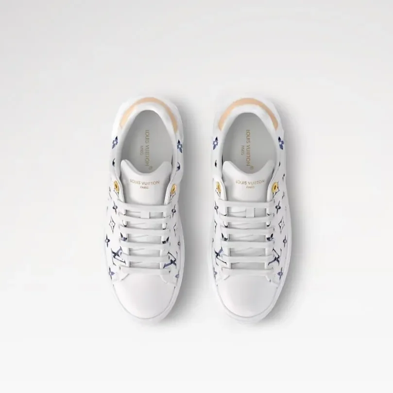 Louis Vuitton Time Out Sneaker Blue 1AHOOF Louis Vuitton Time Out Sneaker Blue 1AHOOF