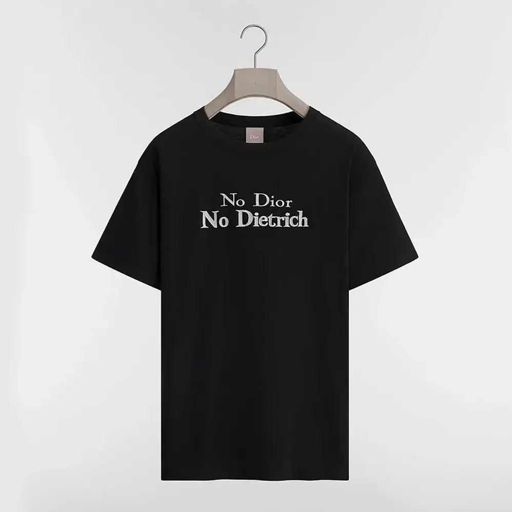 Dior T-Shirt with Pocket Relaxed Fit Gray Cotton Jersey for Men