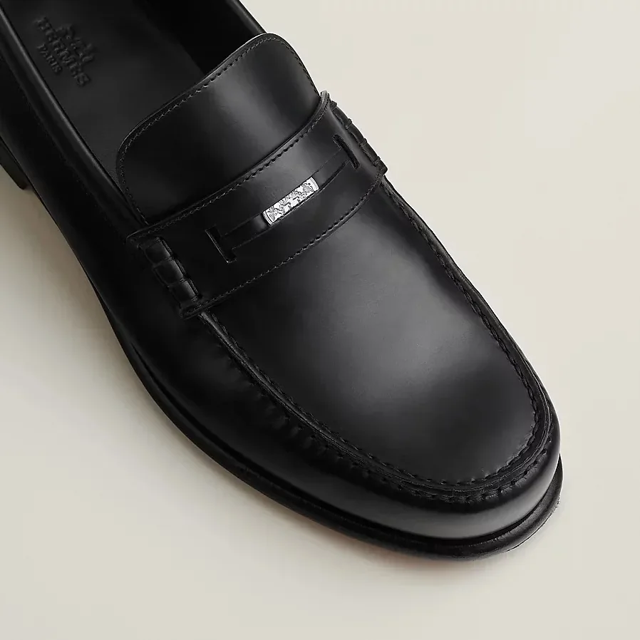 Hermes Kristian Loafers Black Hermes Kristian Loafers Black