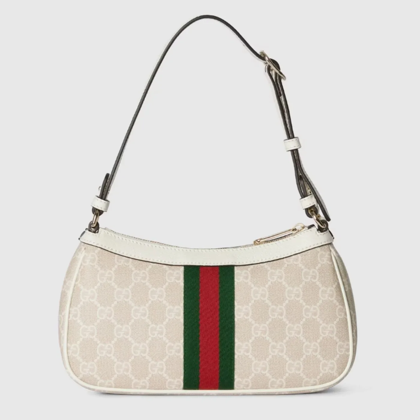Gucci Ophidia Small Shoulder Bag in White Gold Hardware Gucci Ophidia Small Shoulder Bag in White Gold Hardware
