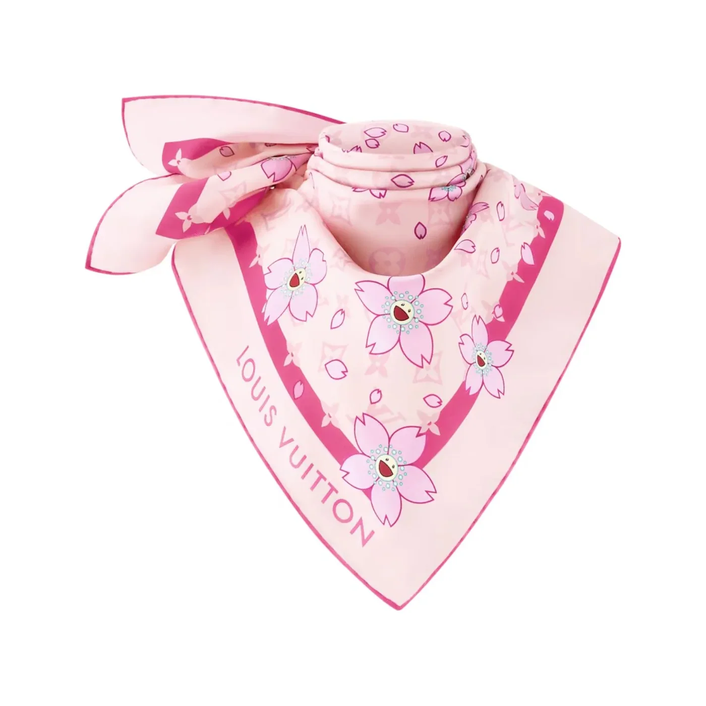 Louis Vuitton LV x TM Monogram Cherry Blossom Square Pink / Louis Vuitton LV x TM Monogram Cherry Blossom Square Pink /