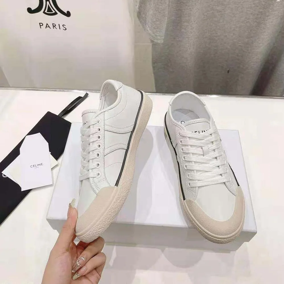 Celine As-01 Low Lace-up Celine Alan Sneaker in Calfskin for Unisex